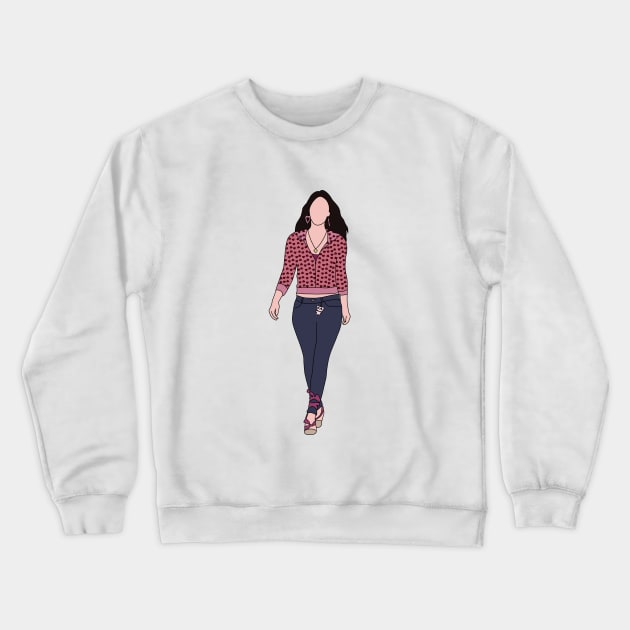 jennifer check Crewneck Sweatshirt by aluap1006